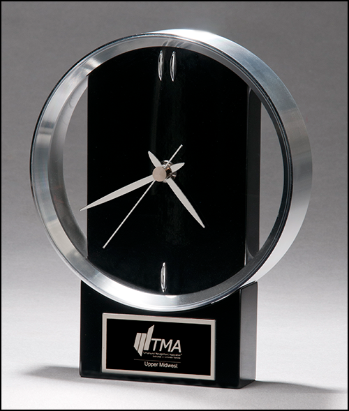 Black Modern Clock