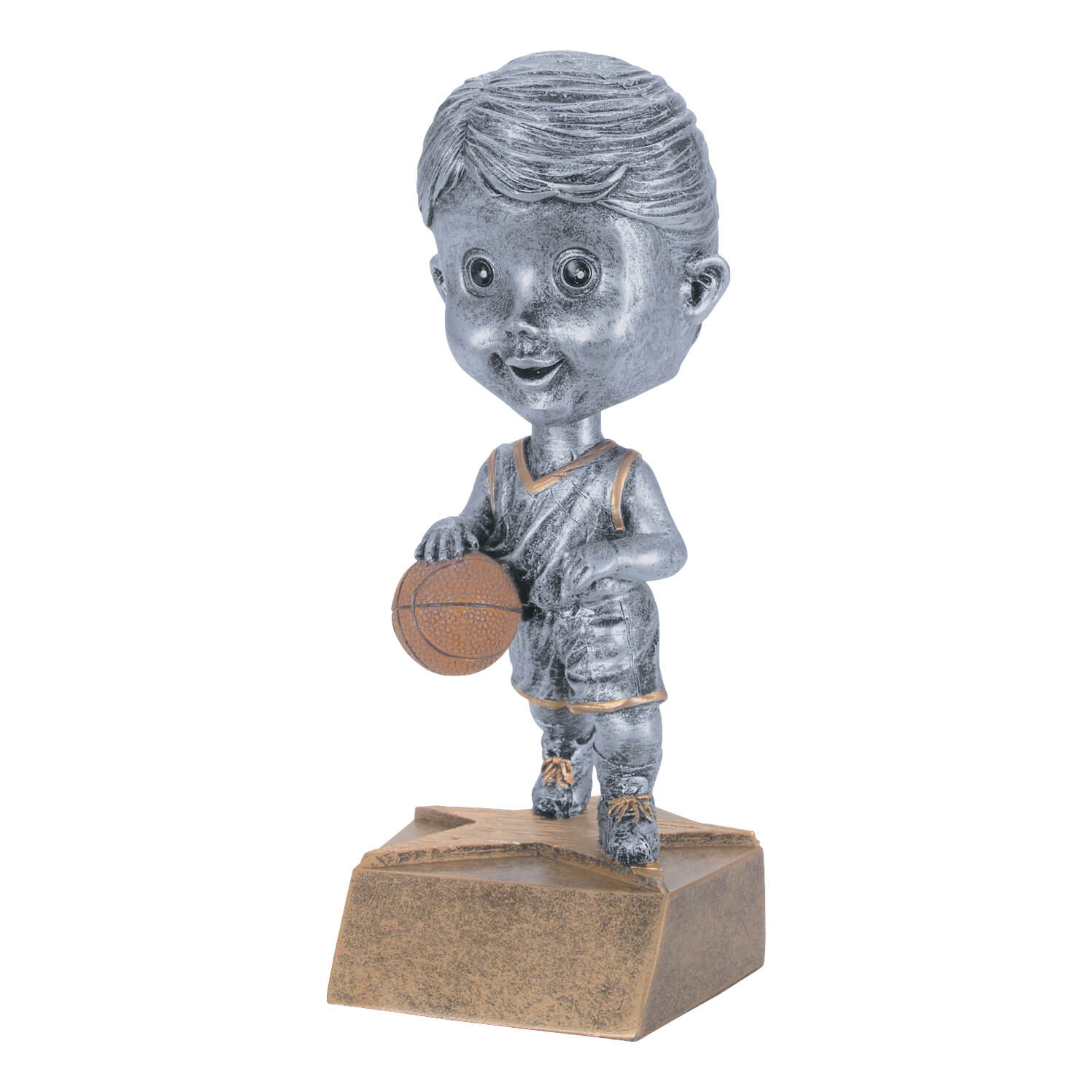Female Basketball Bobblehead Resin