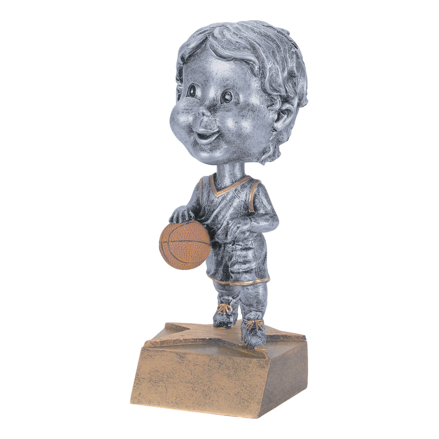 Male Basketball Bobblehead Resin