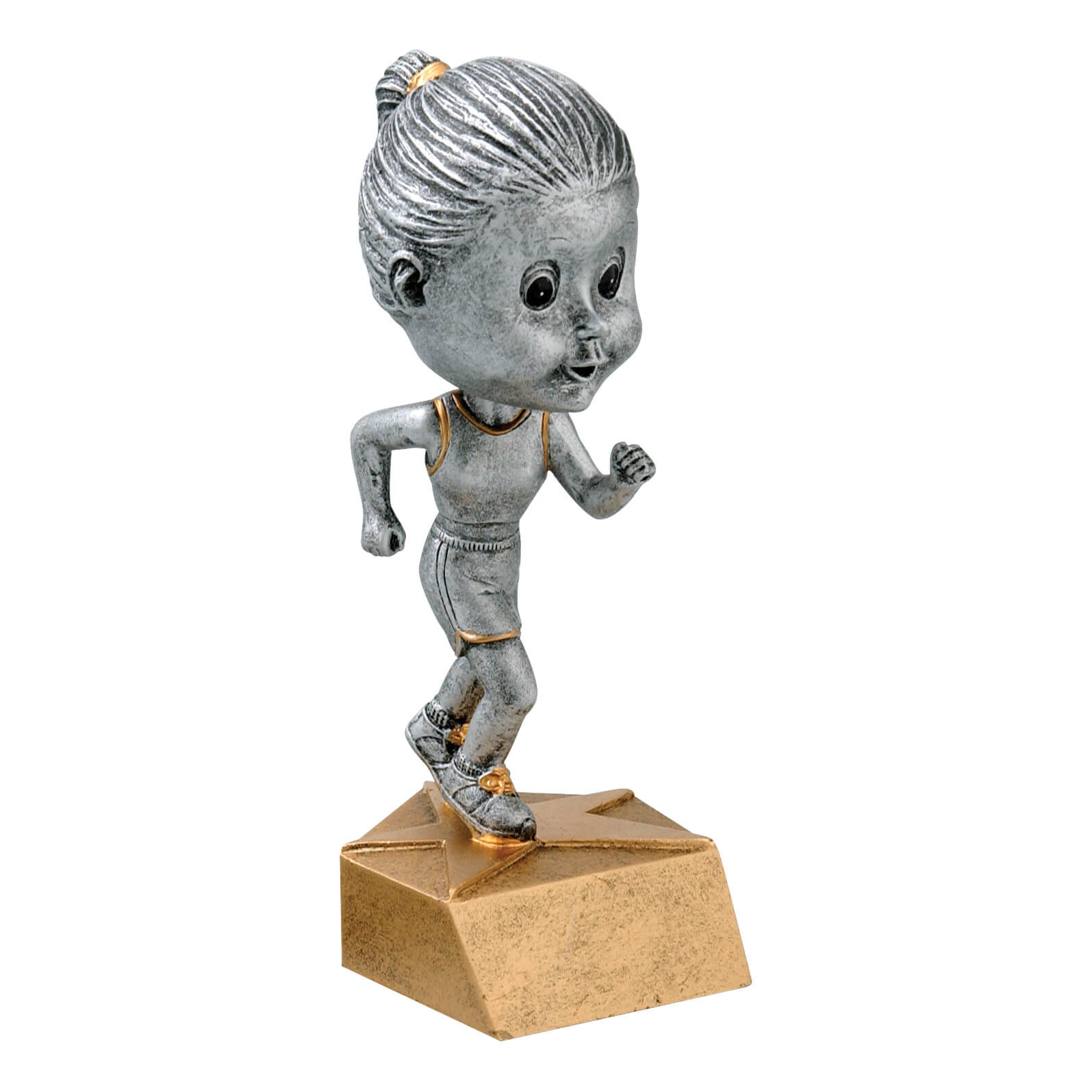 Female Track Bobblehead Resin