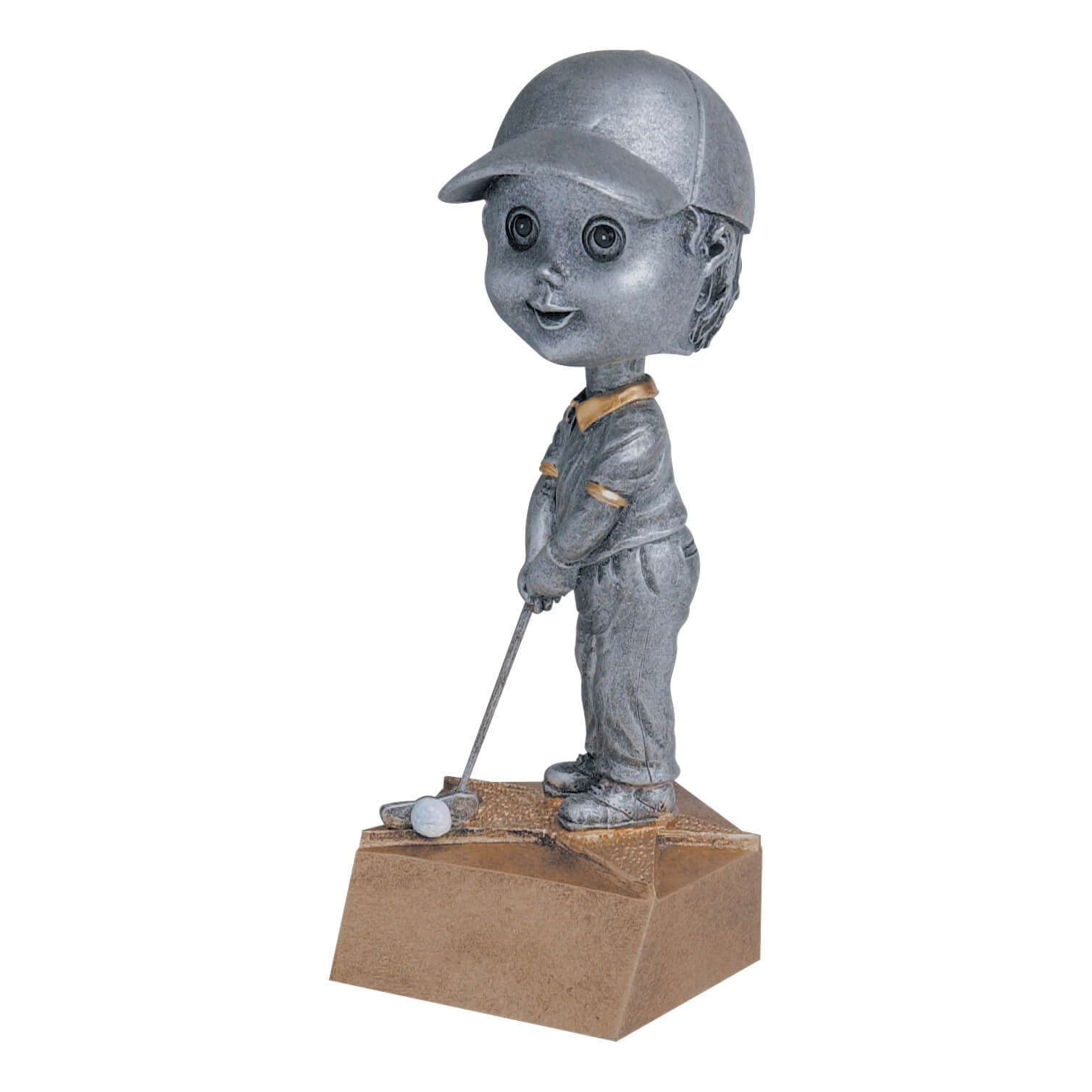 Male Golf Bobblehead Resin