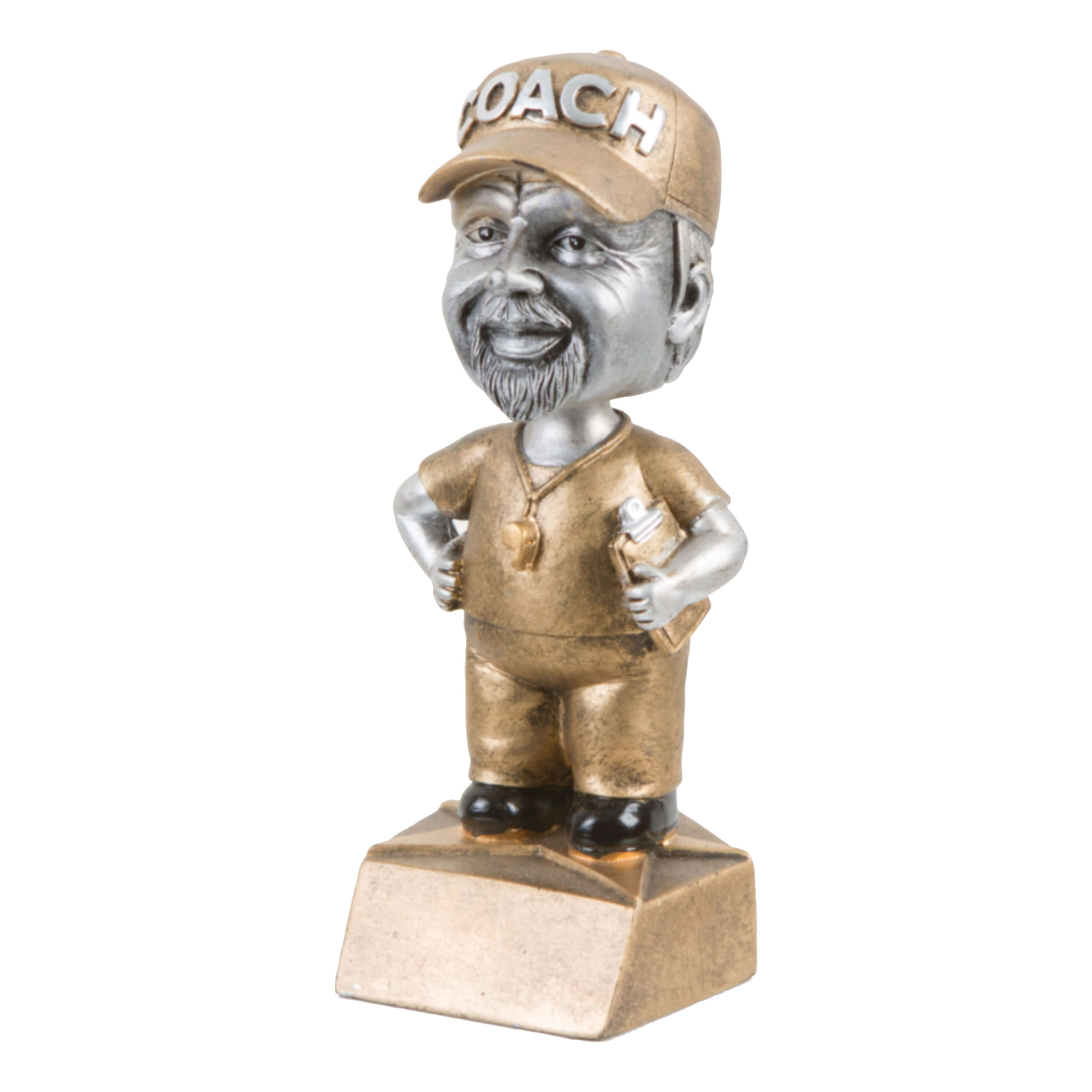 Male Coach Bobblehead Resin