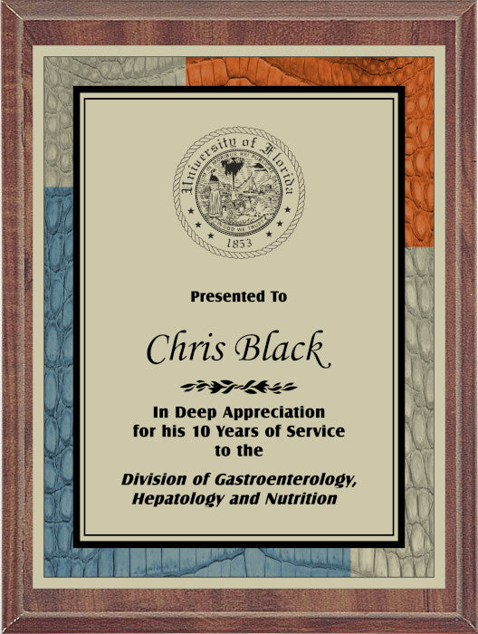 Gator Skin Color Black on Gold