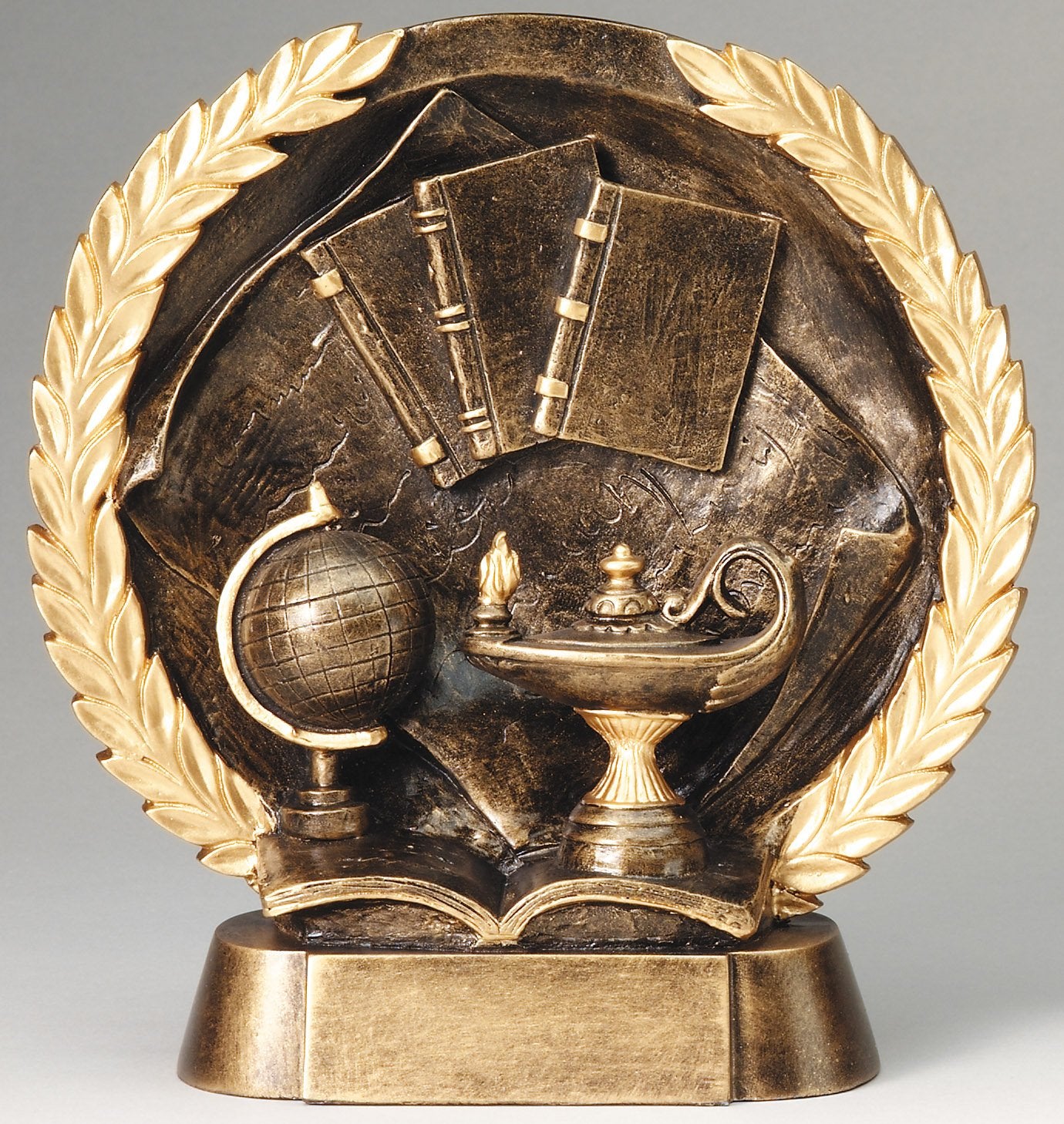 Lamp of Knowledge 3D Wreath Resin