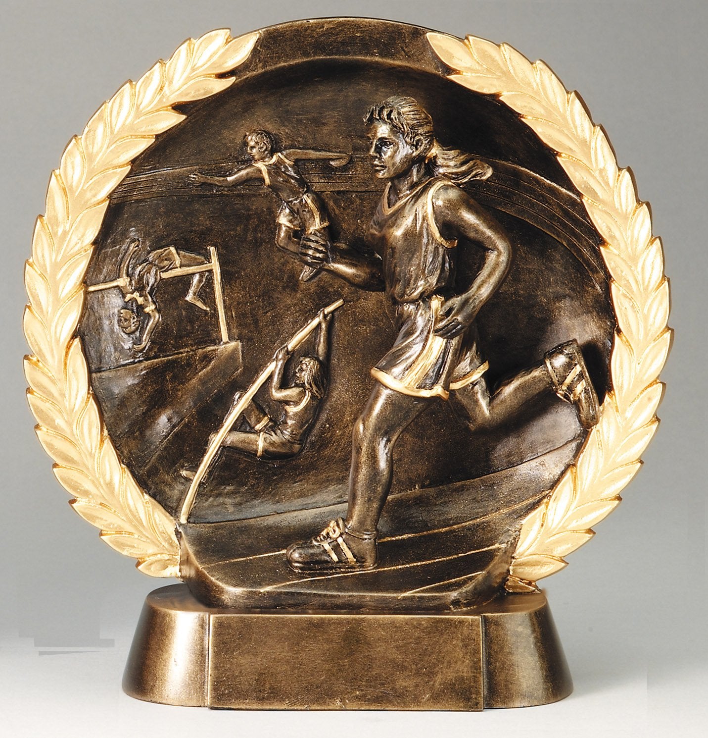 Female Track 3D Wreath Resin