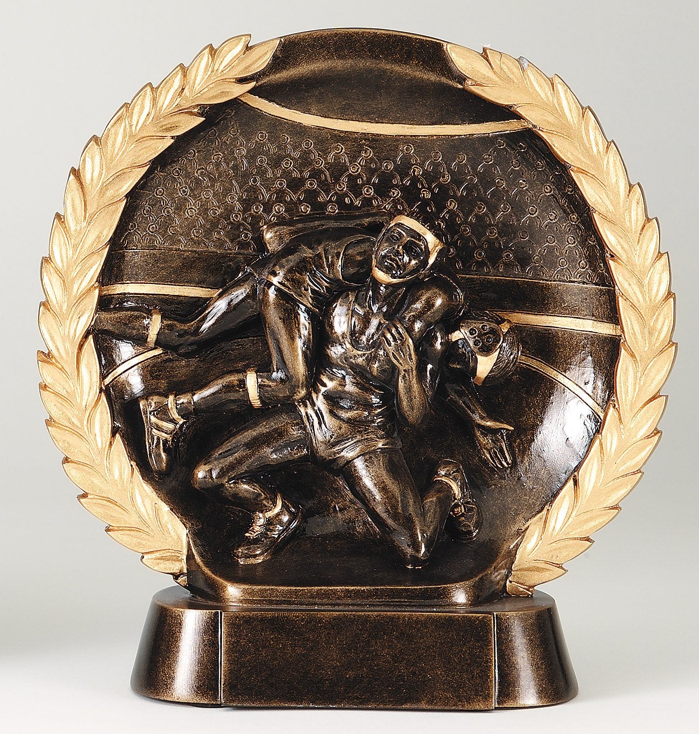 Wrestling 3D Wreath Resin