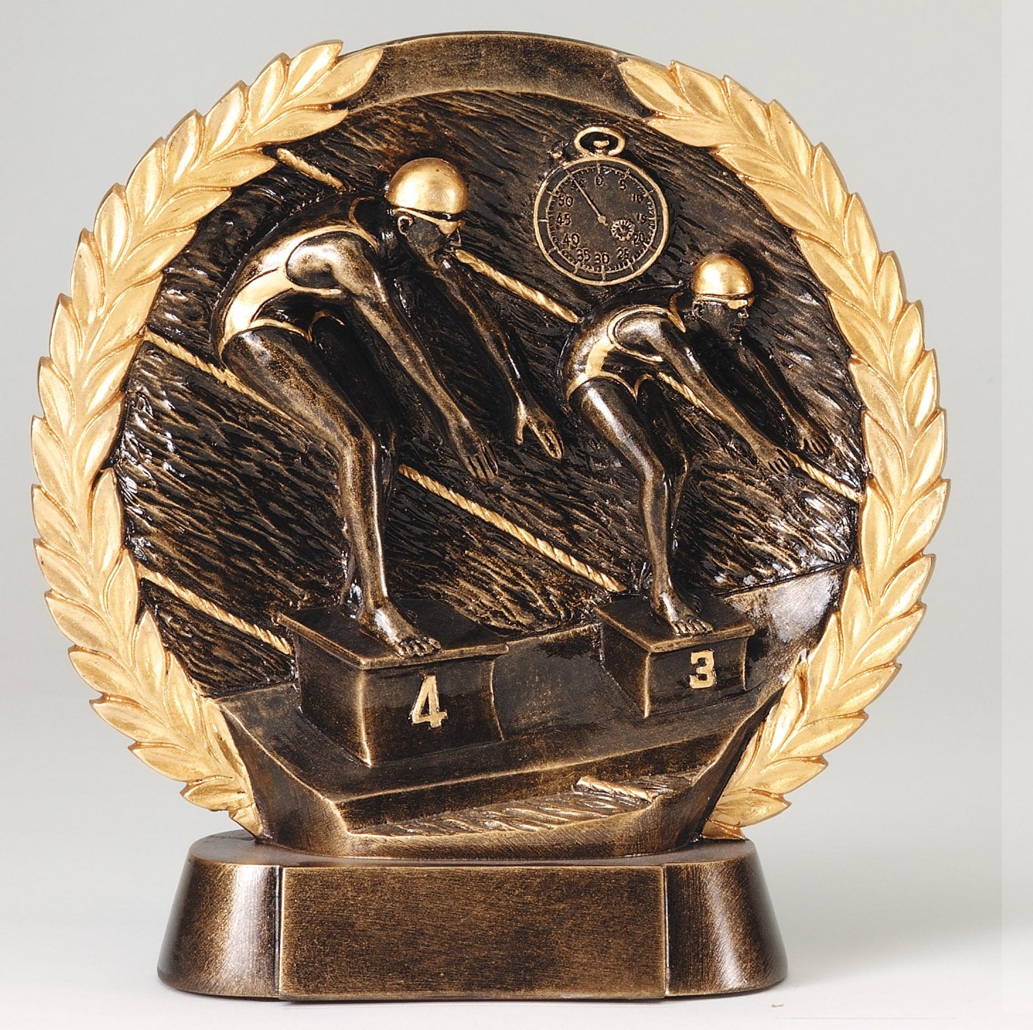 Female Swim 3D Wreath Resin