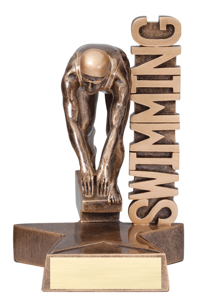 Female Swim Billboard Resin