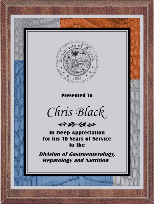 Gator Skin Color Black on Silver