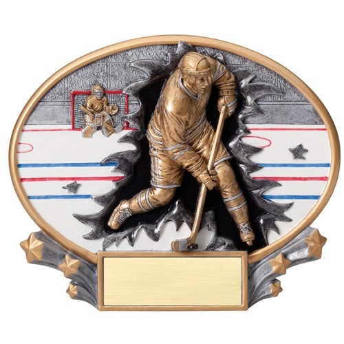 Hockey Explosion Resin