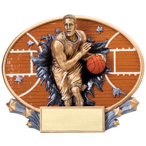 Male Basketball Explosion Resin