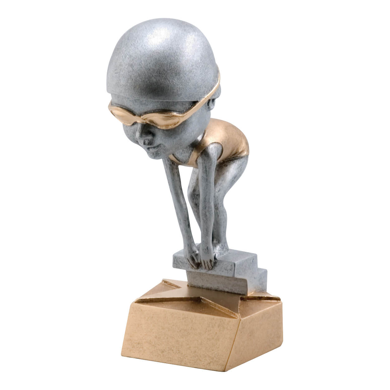 Female Swim Bobblehead Resin