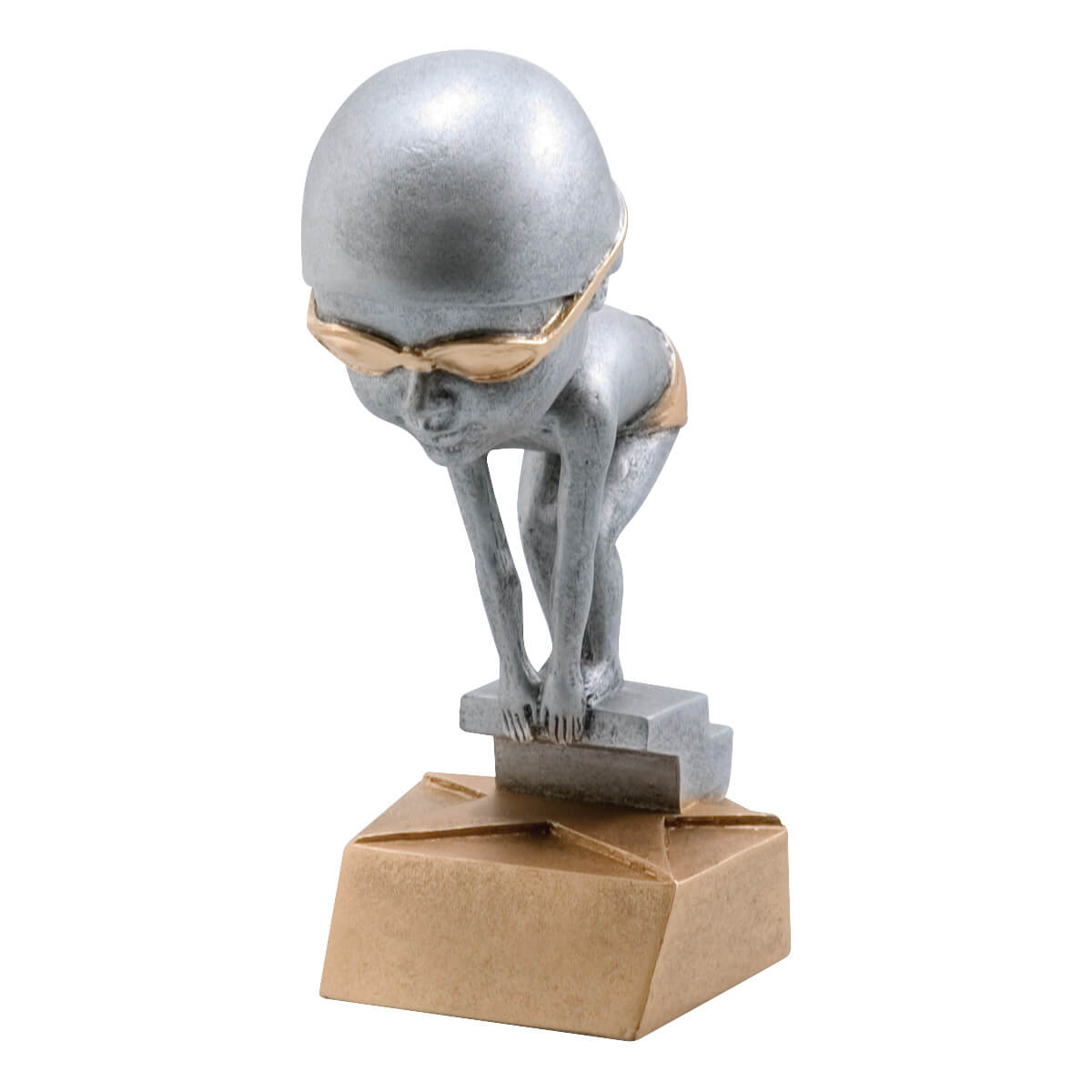 Male Swim Bobblehead Resin