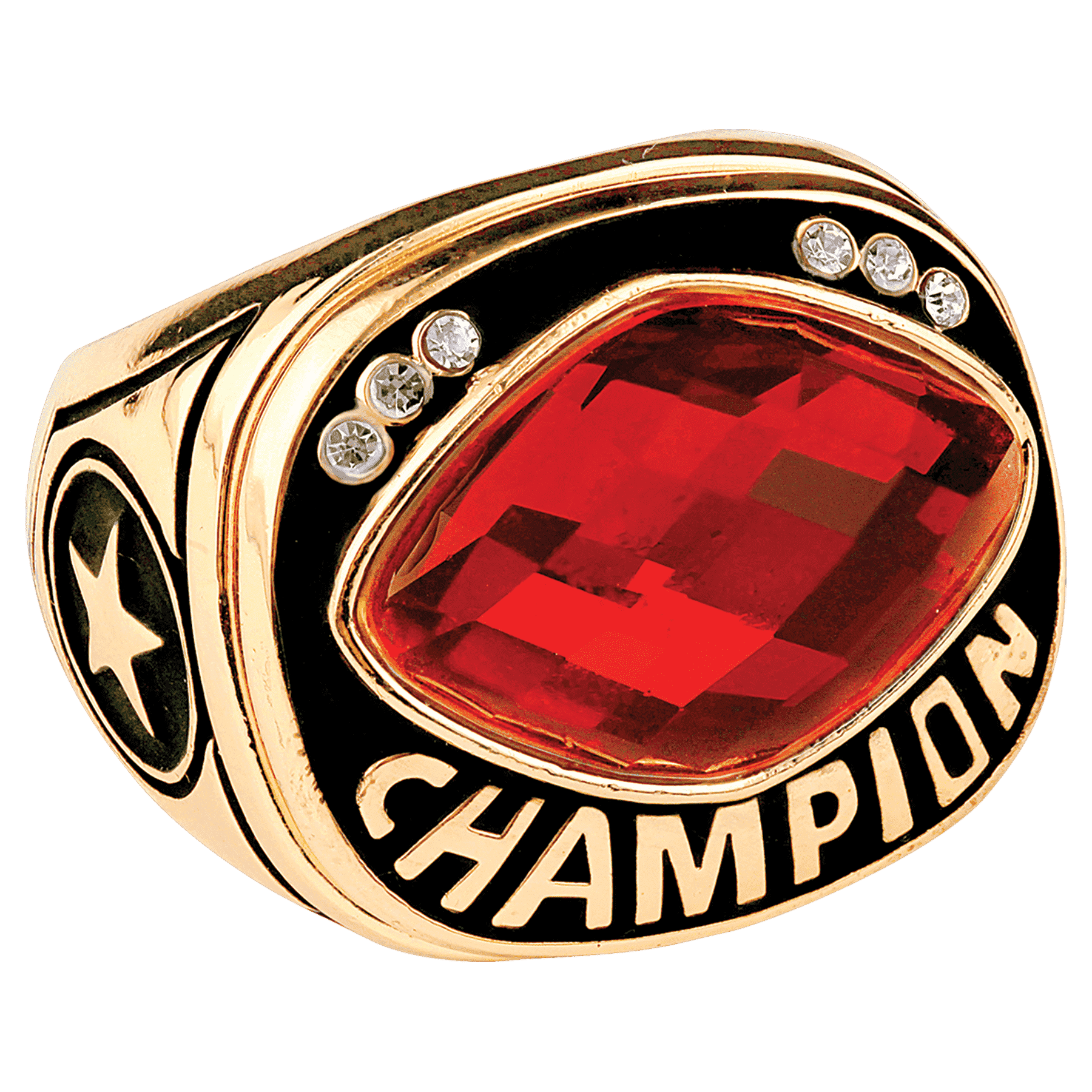 Red Championship Ring