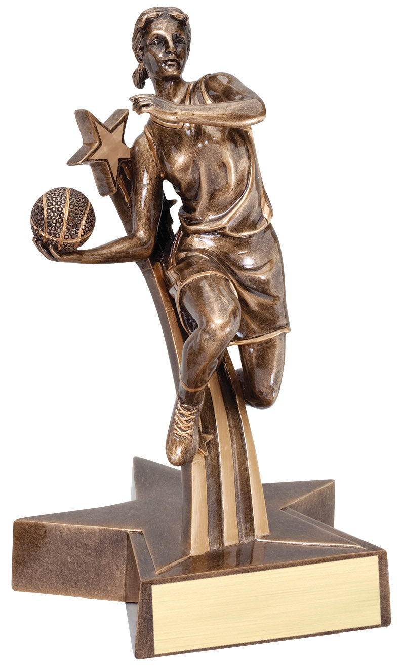 Female Basketball Superstar Resin