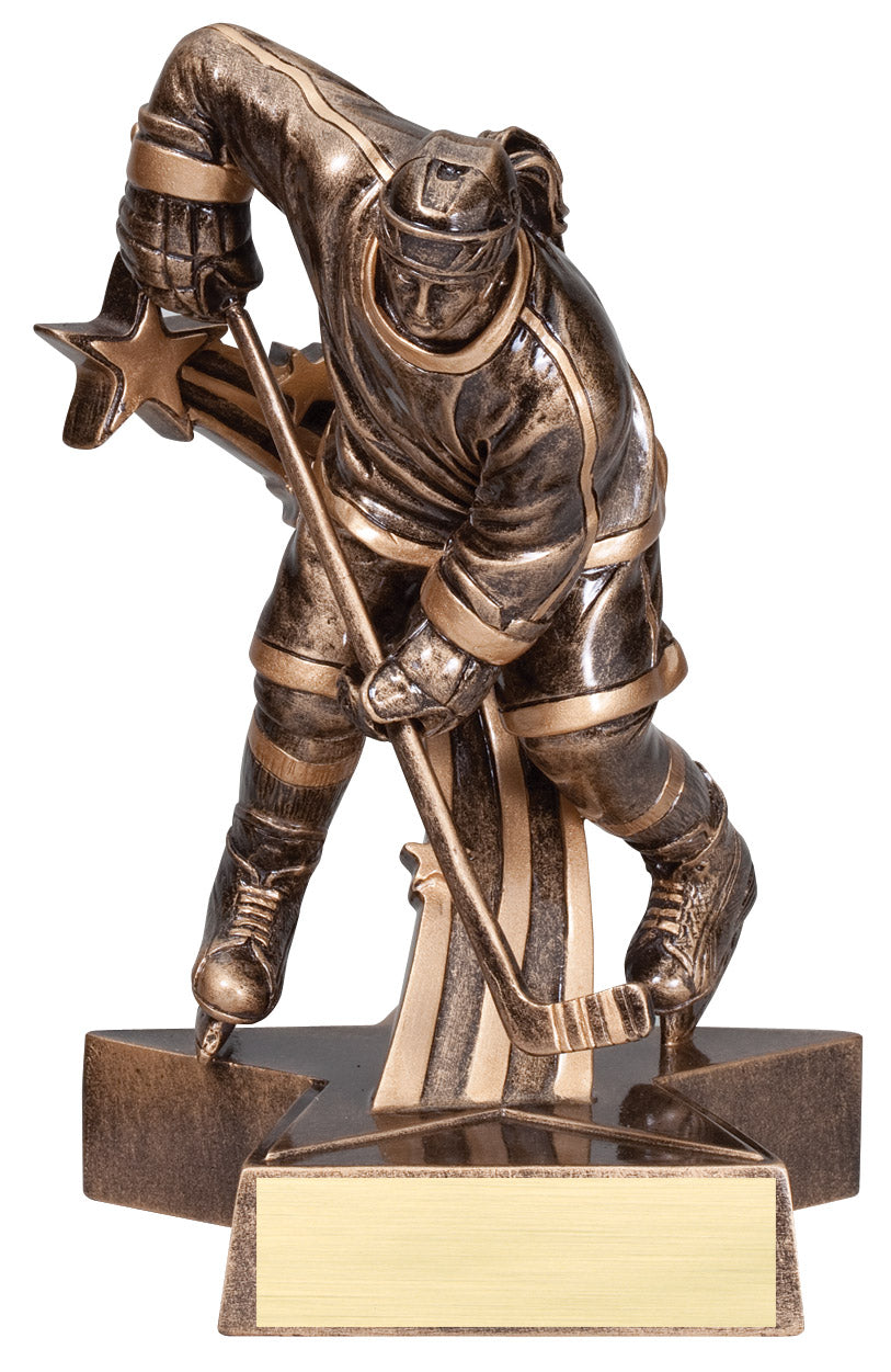 Female Hockey Superstar Resin