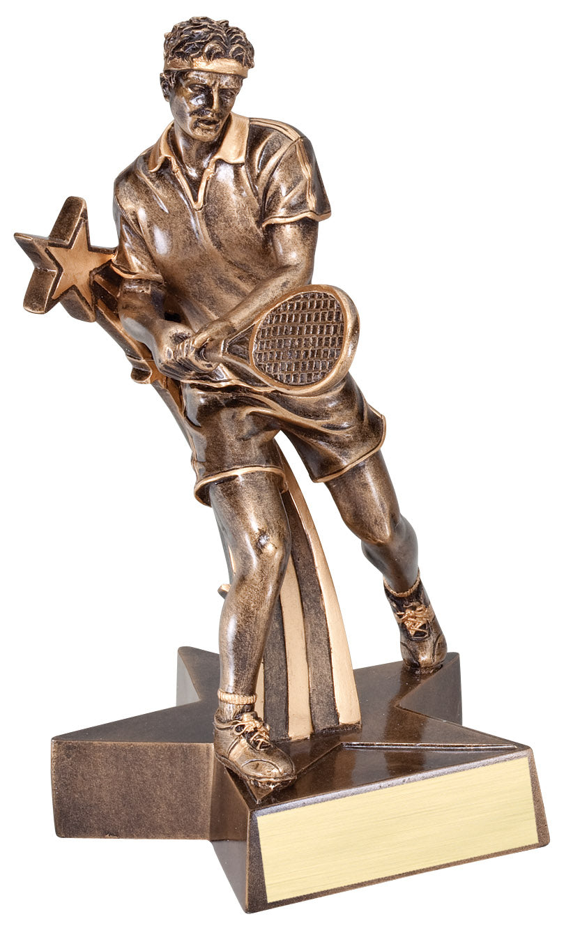 Male Tennis Superstar Resin