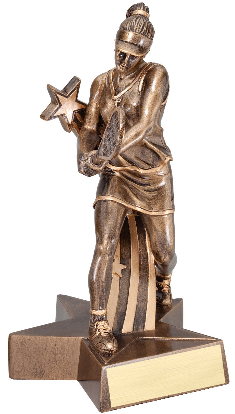 Female Tennis Superstar Resin