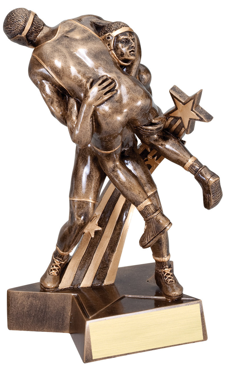 Male Wrestling Superstar Resin