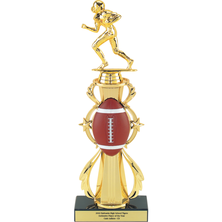 Trophy Riser Glass 3D Full Color Sport Ball Star Riser Award Trophy